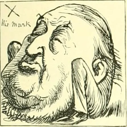 An illustration from M. P.'s in session, from Mr. Punch's parliamentary portrait gallery, 1889, leaf 30