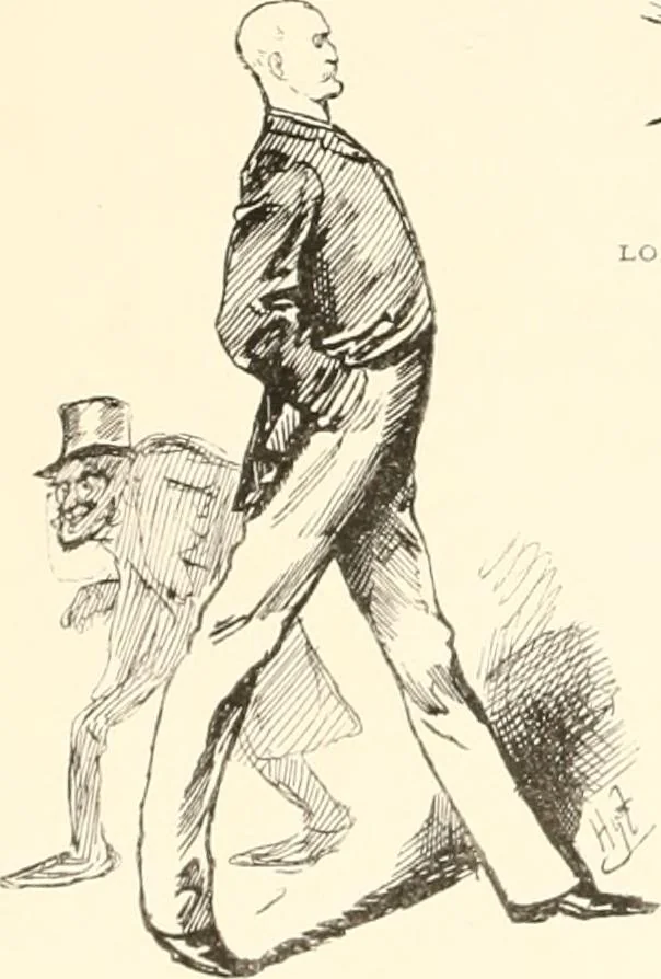 An illustration from M. P.'s in session, from Mr. Punch's parliamentary portrait gallery, 1889, leaf 31