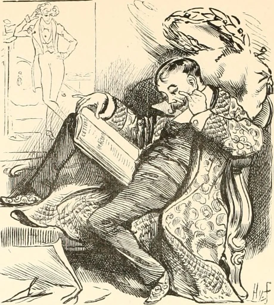 An illustration from M. P.'s in session, from Mr. Punch's parliamentary portrait gallery, 1889, leaf 31