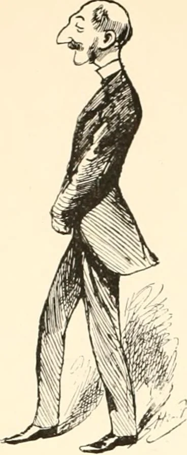 An illustration from M. P.'s in session, from Mr. Punch's parliamentary portrait gallery, 1889, leaf 33