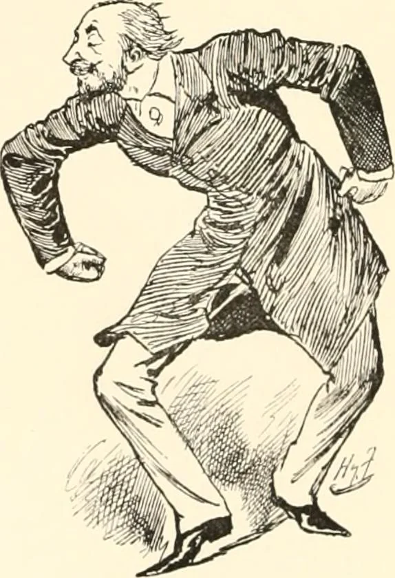 An illustration from M. P.'s in session, from Mr. Punch's parliamentary portrait gallery, 1889, leaf 33