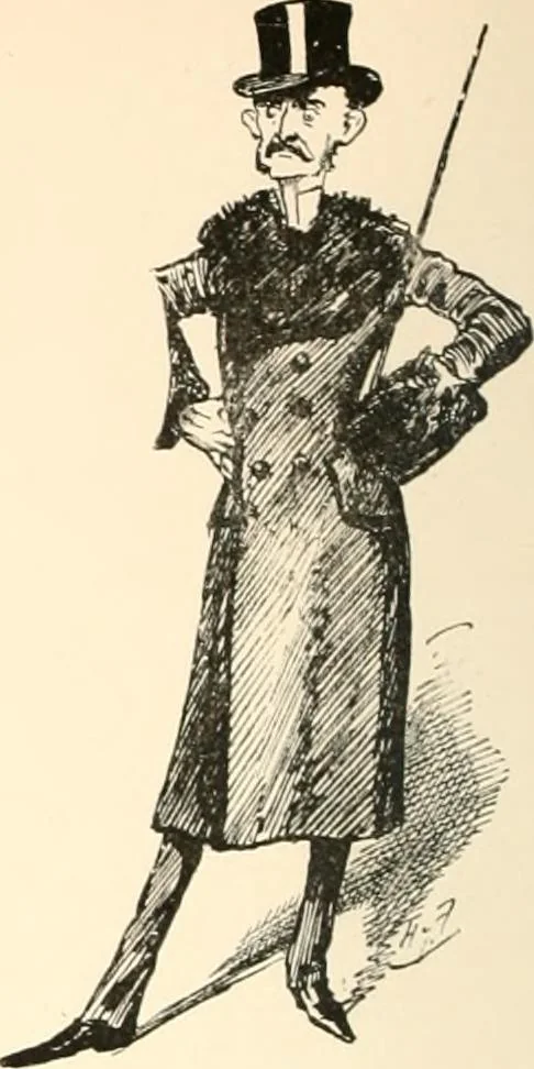 An illustration from M. P.'s in session, from Mr. Punch's parliamentary portrait gallery, 1889, leaf 33