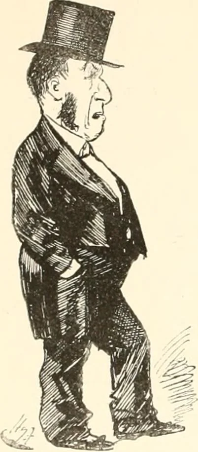 An illustration from M. P.'s in session, from Mr. Punch's parliamentary portrait gallery, 1889, leaf 35