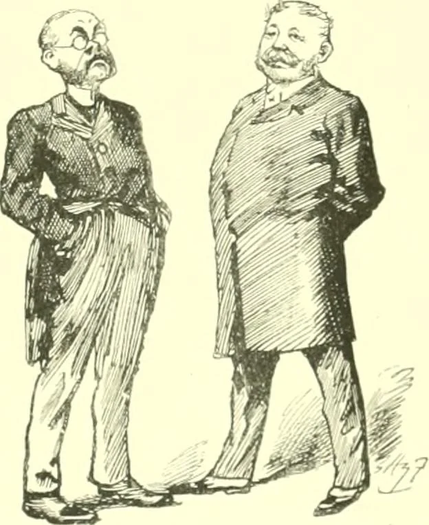 An illustration from M. P.'s in session, from Mr. Punch's parliamentary portrait gallery, 1889, leaf 36