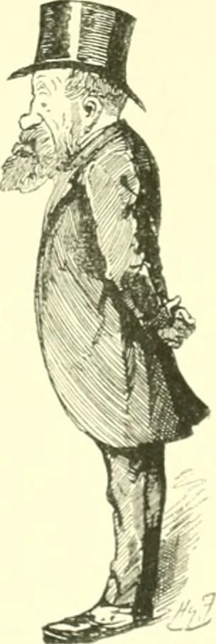 An illustration from M. P.'s in session, from Mr. Punch's parliamentary portrait gallery, 1889, leaf 36