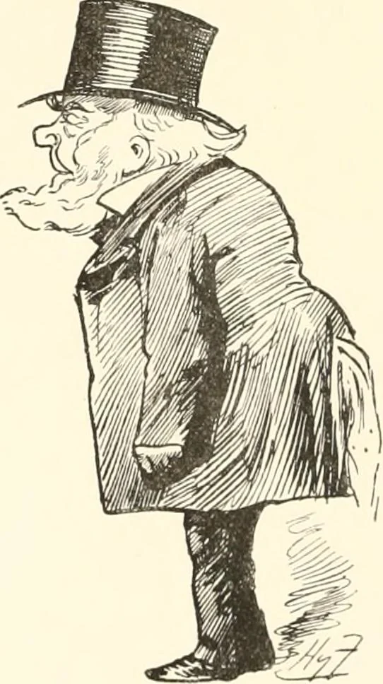 An illustration from M. P.'s in session, from Mr. Punch's parliamentary portrait gallery, 1889, leaf 37