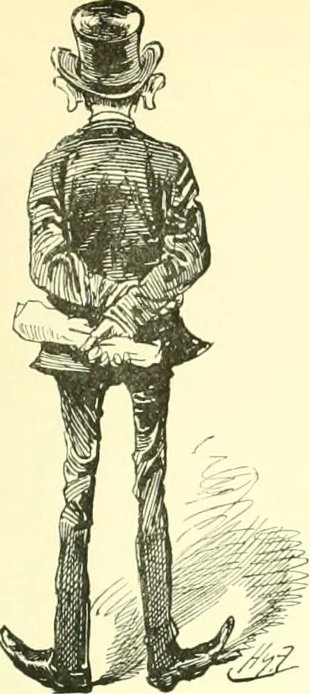An illustration from M. P.'s in session, from Mr. Punch's parliamentary portrait gallery, 1889, leaf 38