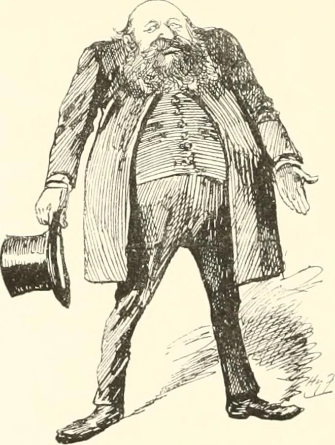 An illustration from M. P.'s in session, from Mr. Punch's parliamentary portrait gallery, 1889, leaf 39