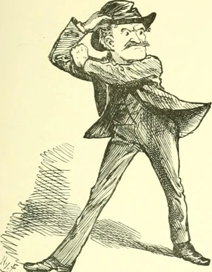 An illustration from M. P.'s in session, from Mr. Punch's parliamentary portrait gallery, 1889, leaf 42