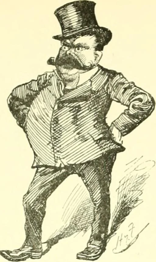 An illustration from M. P.'s in session, from Mr. Punch's parliamentary portrait gallery, 1889, leaf 42