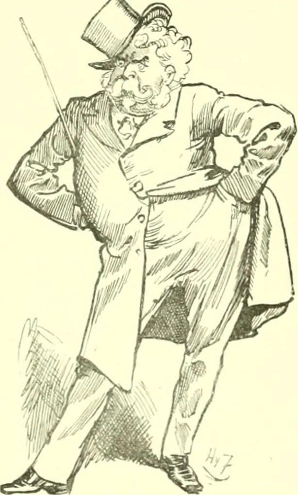 An illustration from M. P.'s in session, from Mr. Punch's parliamentary portrait gallery, 1889, leaf 42