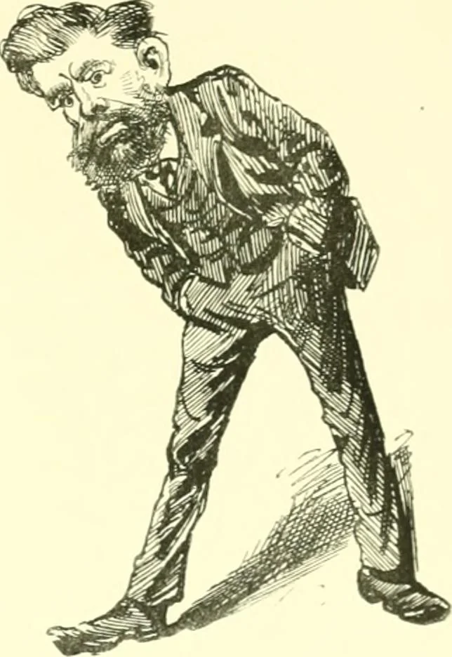 An illustration from M. P.'s in session, from Mr. Punch's parliamentary portrait gallery, 1889, leaf 42