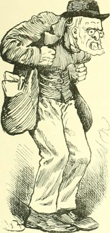 An illustration from M. P.'s in session, from Mr. Punch's parliamentary portrait gallery, 1889, leaf 44