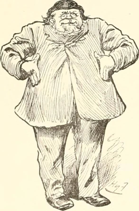 An illustration from M. P.'s in session, from Mr. Punch's parliamentary portrait gallery, 1889, leaf 45