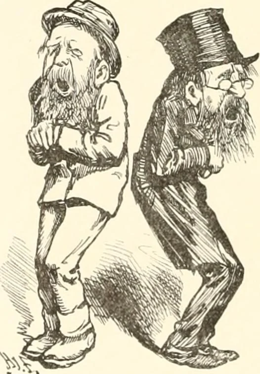 An illustration from M. P.'s in session, from Mr. Punch's parliamentary portrait gallery, 1889, leaf 45