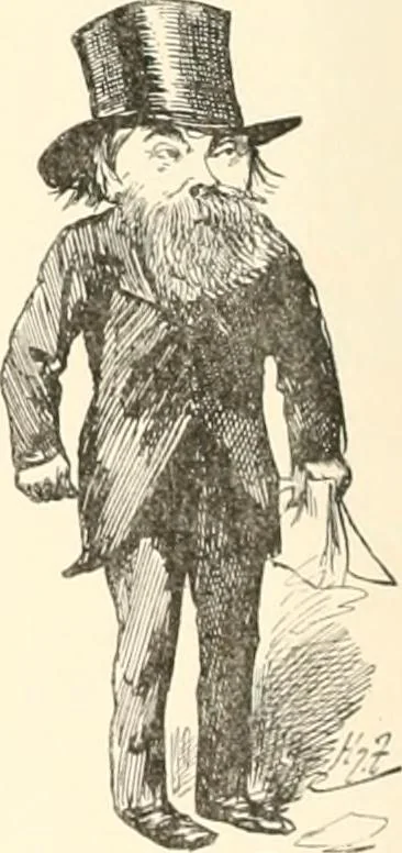 An illustration from M. P.'s in session, from Mr. Punch's parliamentary portrait gallery, 1889, leaf 45