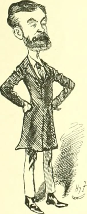 An illustration from M. P.'s in session, from Mr. Punch's parliamentary portrait gallery, 1889, leaf 46