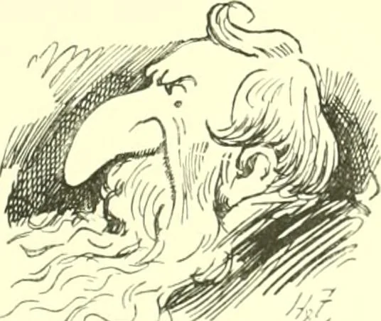 An illustration from M. P.'s in session, from Mr. Punch's parliamentary portrait gallery, 1889, leaf 46