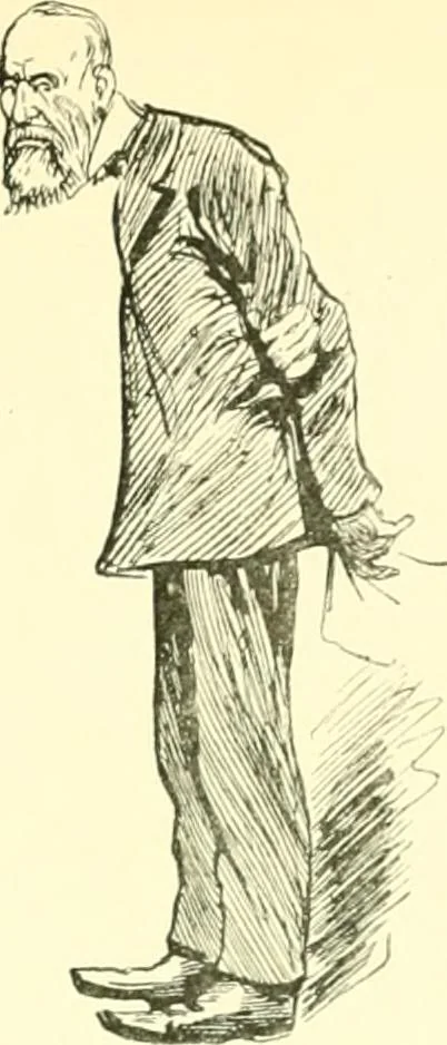 An illustration from M. P.'s in session, from Mr. Punch's parliamentary portrait gallery, 1889, leaf 46