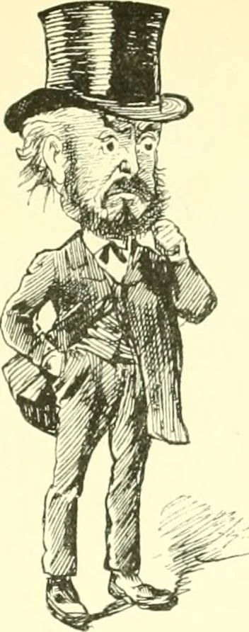 An illustration from M. P.'s in session, from Mr. Punch's parliamentary portrait gallery, 1889, leaf 48