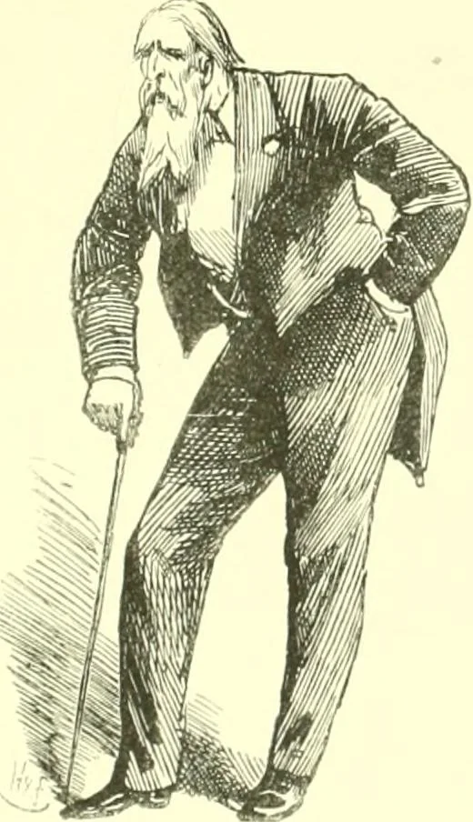 An illustration from M. P.'s in session, from Mr. Punch's parliamentary portrait gallery, 1889, leaf 48