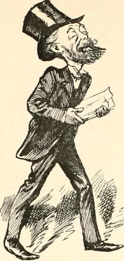 An illustration from M. P.'s in session, from Mr. Punch's parliamentary portrait gallery, 1889, leaf 49