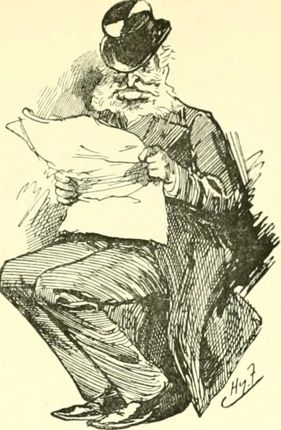 An illustration from M. P.'s in session, from Mr. Punch's parliamentary portrait gallery, 1889, leaf 50