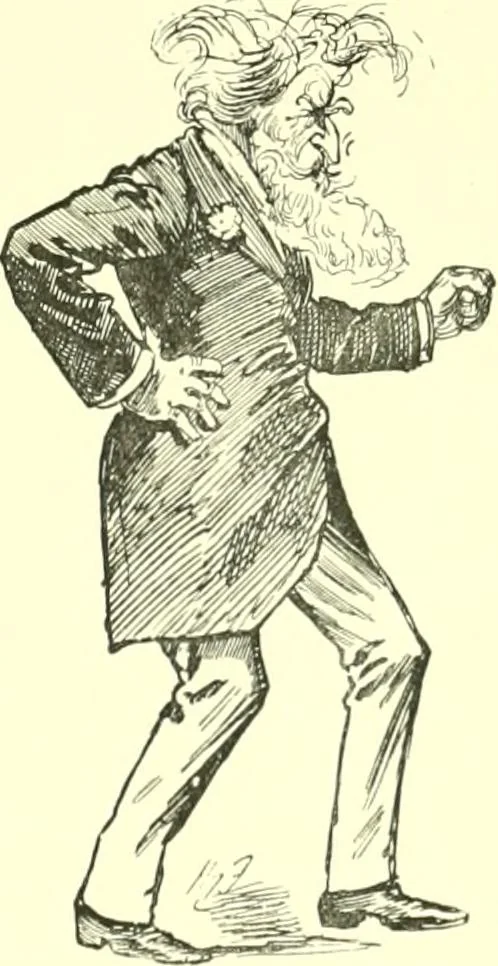 An illustration from M. P.'s in session, from Mr. Punch's parliamentary portrait gallery, 1889, leaf 50