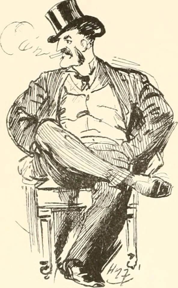 An illustration from M. P.'s in session, from Mr. Punch's parliamentary portrait gallery, 1889, leaf 51