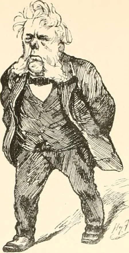 An illustration from M. P.'s in session, from Mr. Punch's parliamentary portrait gallery, 1889, leaf 51