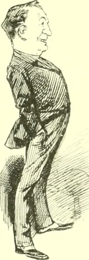 An illustration from M. P.'s in session, from Mr. Punch's parliamentary portrait gallery, 1889, leaf 52