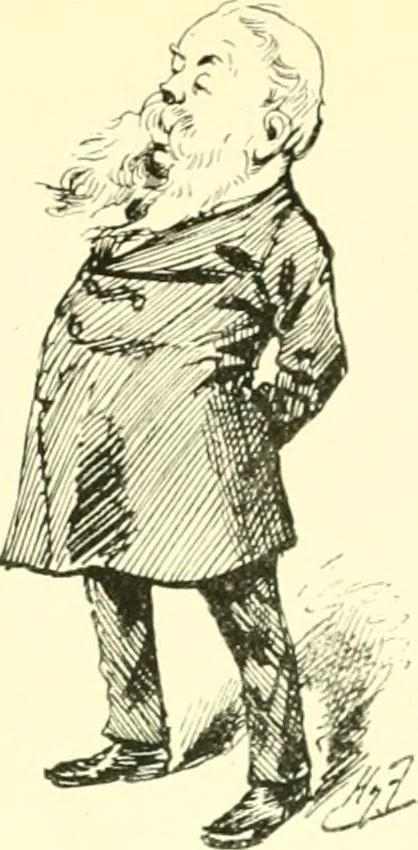An illustration from M. P.'s in session, from Mr. Punch's parliamentary portrait gallery, 1889, leaf 52