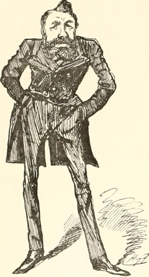 An illustration from M. P.'s in session, from Mr. Punch's parliamentary portrait gallery, 1889, leaf 53