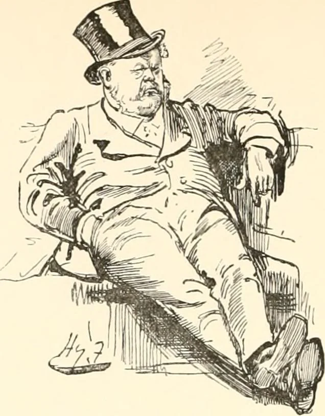 An illustration from M. P.'s in session, from Mr. Punch's parliamentary portrait gallery, 1889, leaf 53