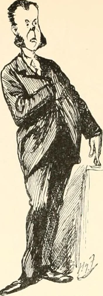 An illustration from M. P.'s in session, from Mr. Punch's parliamentary portrait gallery, 1889, leaf 55