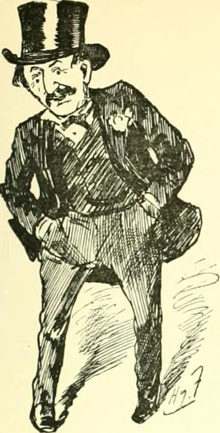 An illustration from M. P.'s in session, from Mr. Punch's parliamentary portrait gallery, 1889, leaf 58
