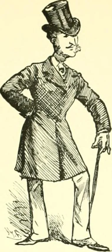 An illustration from M. P.'s in session, from Mr. Punch's parliamentary portrait gallery, 1889, leaf 58