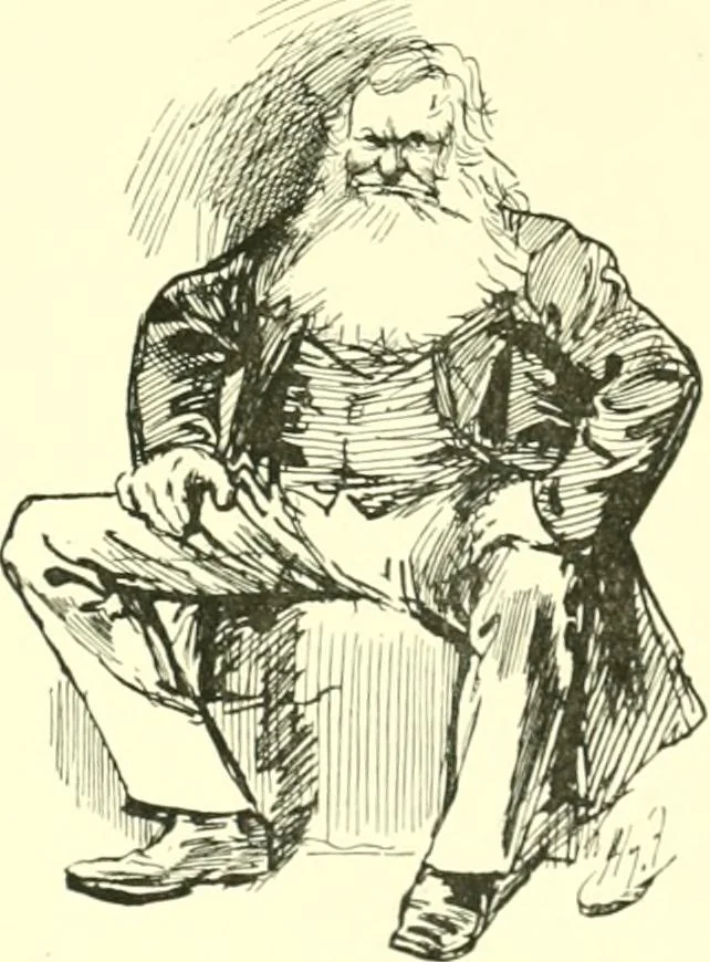 An illustration from M. P.'s in session, from Mr. Punch's parliamentary portrait gallery, 1889, leaf 58