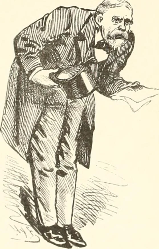 An illustration from M. P.'s in session, from Mr. Punch's parliamentary portrait gallery, 1889, leaf 59
