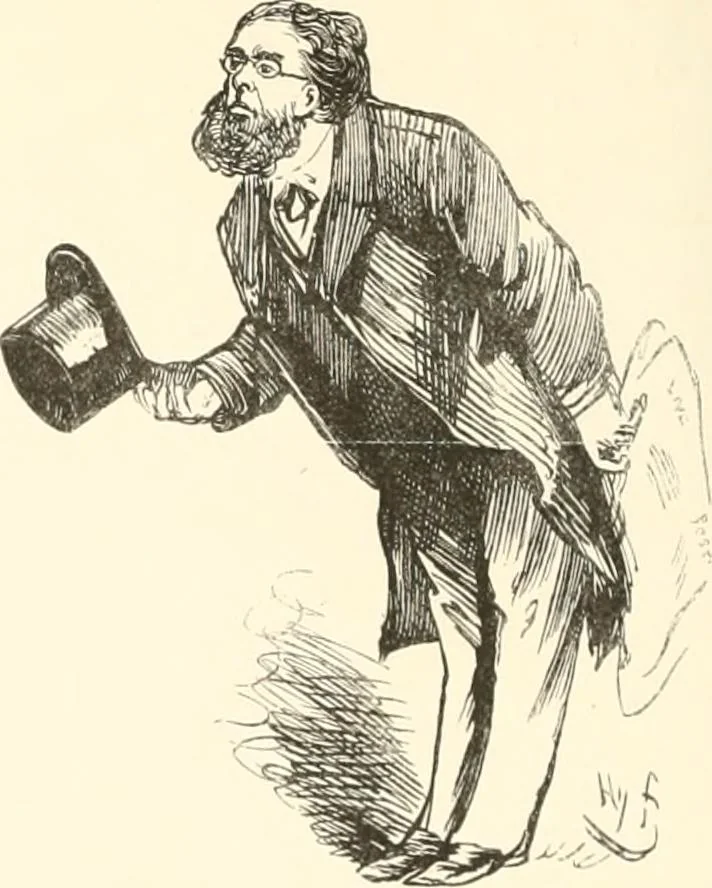 An illustration from M. P.'s in session, from Mr. Punch's parliamentary portrait gallery, 1889, leaf 59