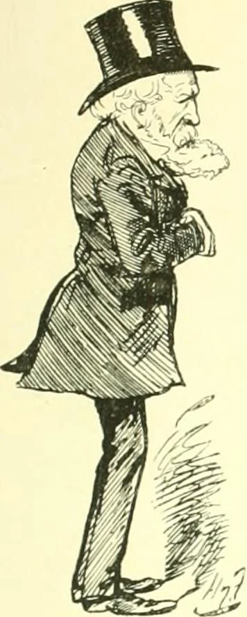 An illustration from M. P.'s in session, from Mr. Punch's parliamentary portrait gallery, 1889, leaf 64