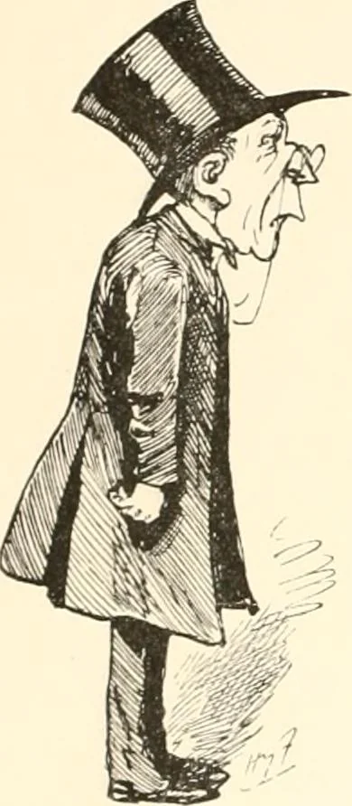 An illustration from M. P.'s in session, from Mr. Punch's parliamentary portrait gallery, 1889, leaf 65