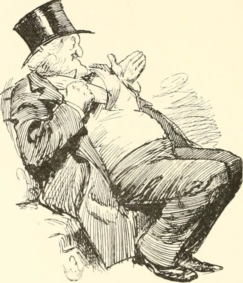 An illustration from M. P.'s in session, from Mr. Punch's parliamentary portrait gallery, 1889, leaf 65