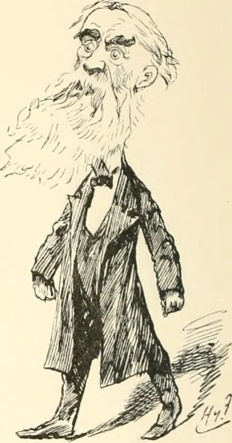 An illustration from M. P.'s in session, from Mr. Punch's parliamentary portrait gallery, 1889, leaf 65