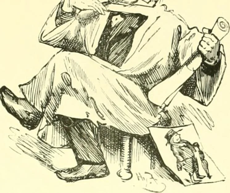 An illustration from M. P.'s in session, from Mr. Punch's parliamentary portrait gallery, 1889, leaf 66