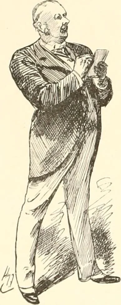 An illustration from M. P.'s in session, from Mr. Punch's parliamentary portrait gallery, 1889, leaf 67