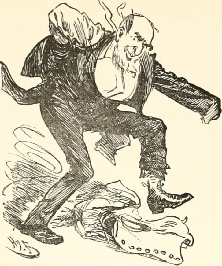 An illustration from M. P.'s in session, from Mr. Punch's parliamentary portrait gallery, 1889, leaf 69