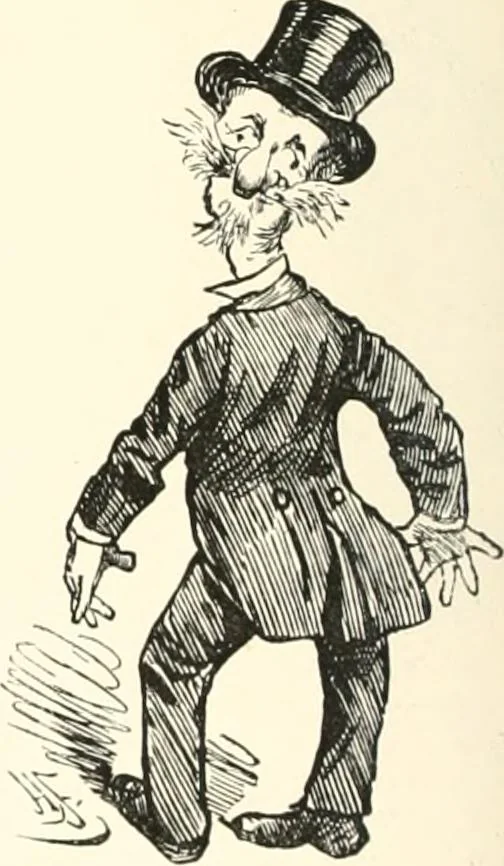 An illustration from M. P.'s in session, from Mr. Punch's parliamentary portrait gallery, 1889, leaf 69