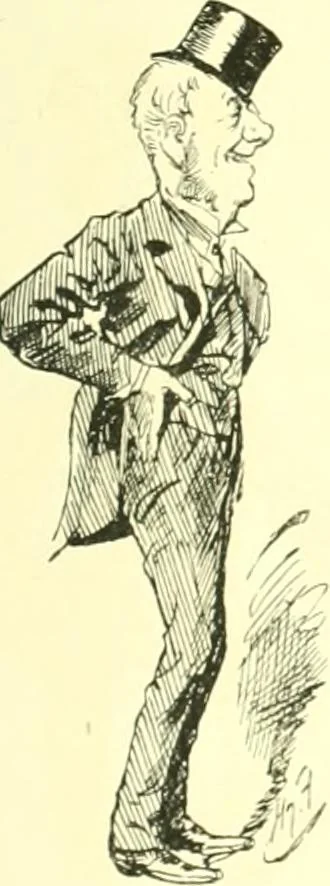 An illustration from M. P.'s in session, from Mr. Punch's parliamentary portrait gallery, 1889, leaf 70