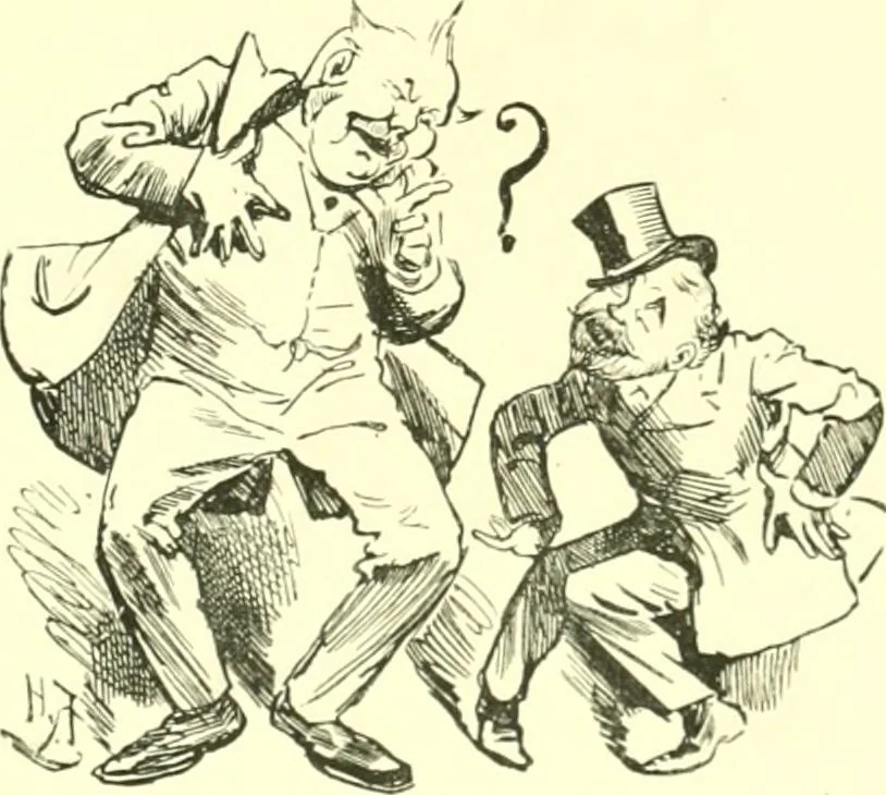 An illustration from M. P.'s in session, from Mr. Punch's parliamentary portrait gallery, 1889, leaf 70